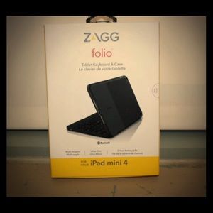 Zagg Folio Tablet keyboard & case for IPad Mini 4